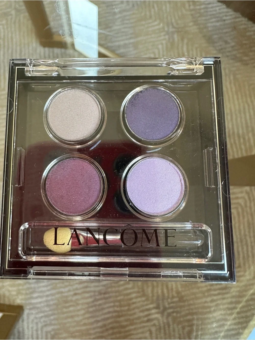 New Lancôme color focus quad pallet 4passion of shades of purple